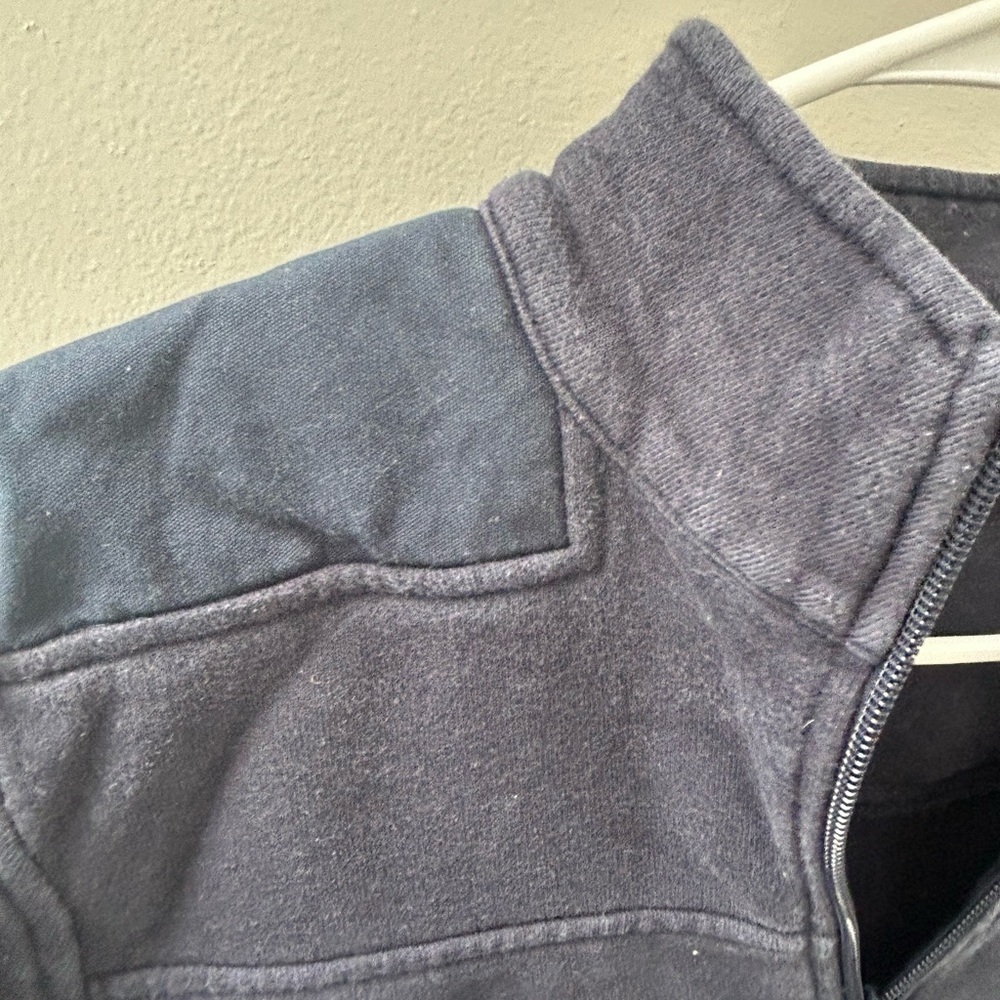 Vineyard Vines navy Quarter-Zip Pullover woman's medium shep shirt - Picture 4 of 5